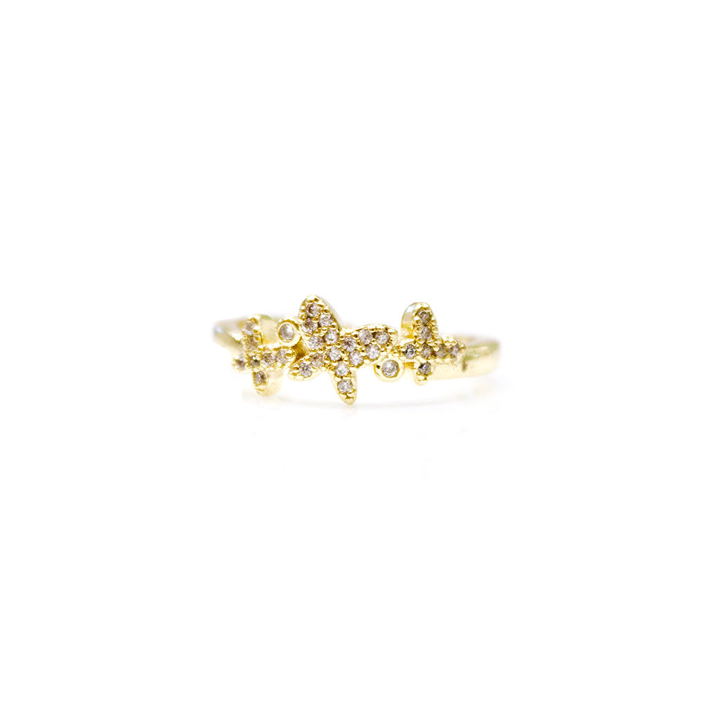 Anillo 3 mariposas