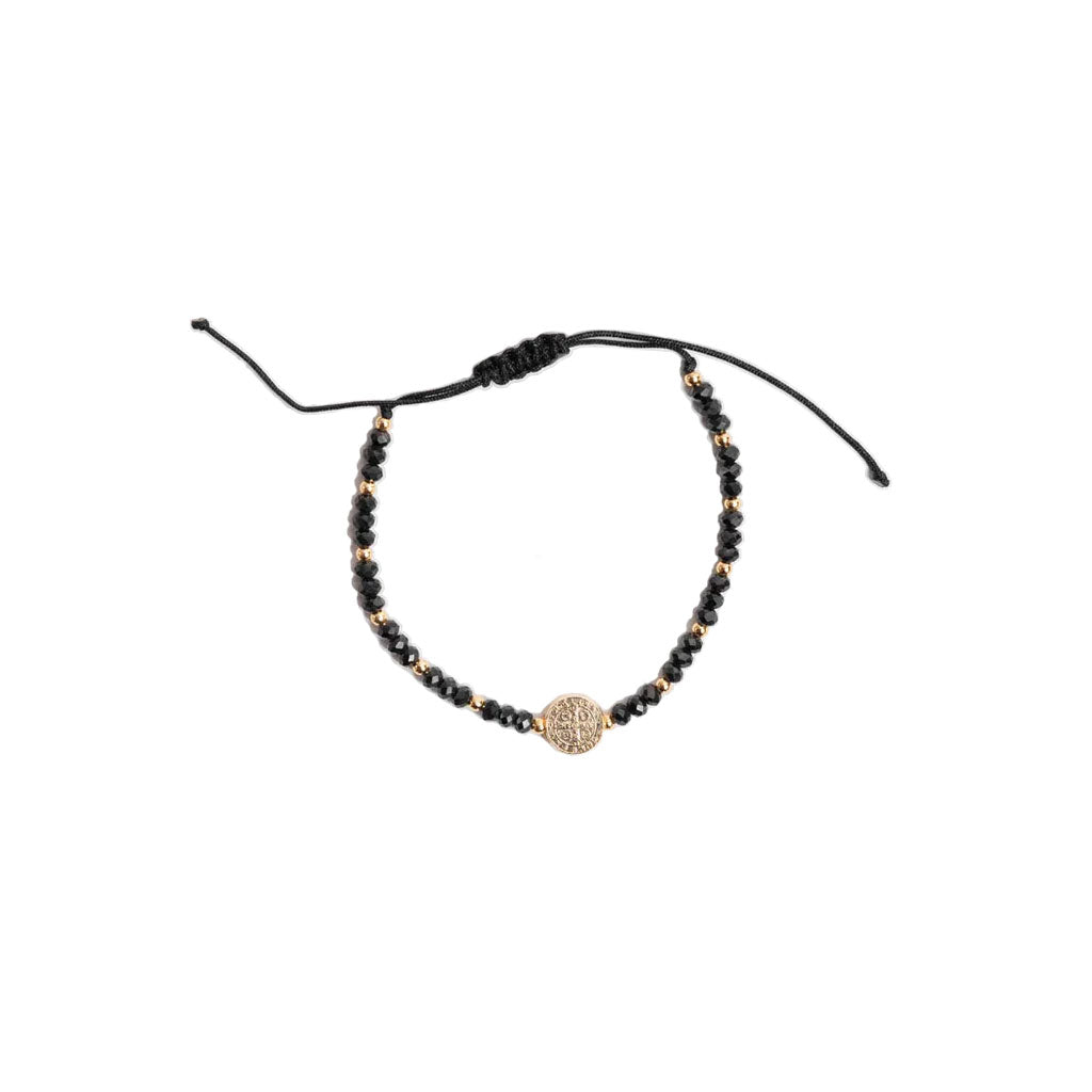 Pulsera San Benito Cordón Negro