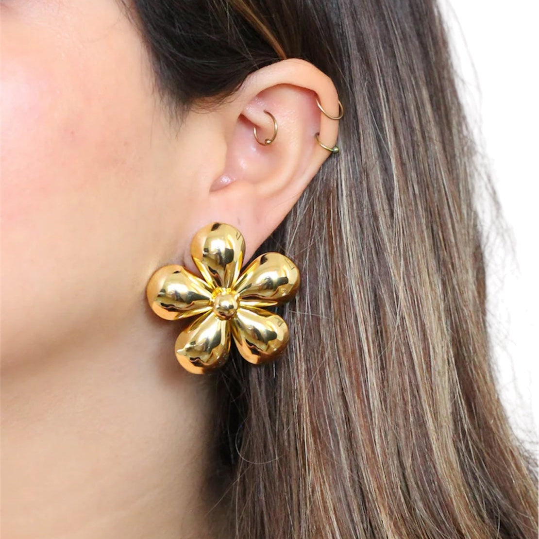 Aretes Flor