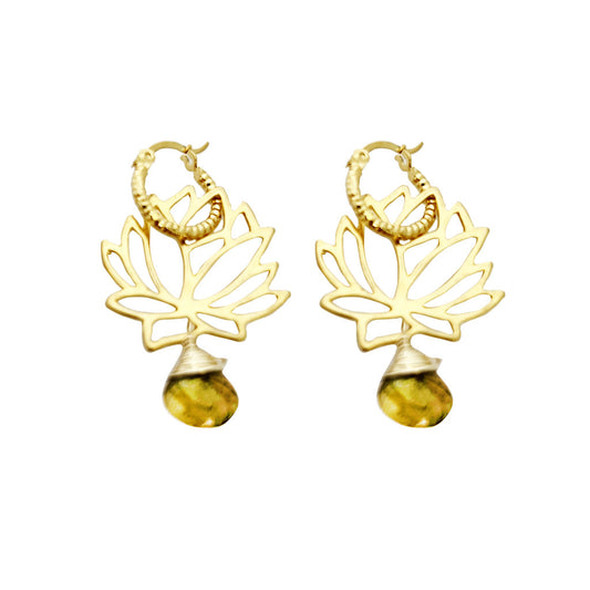 Aretes Lotus big